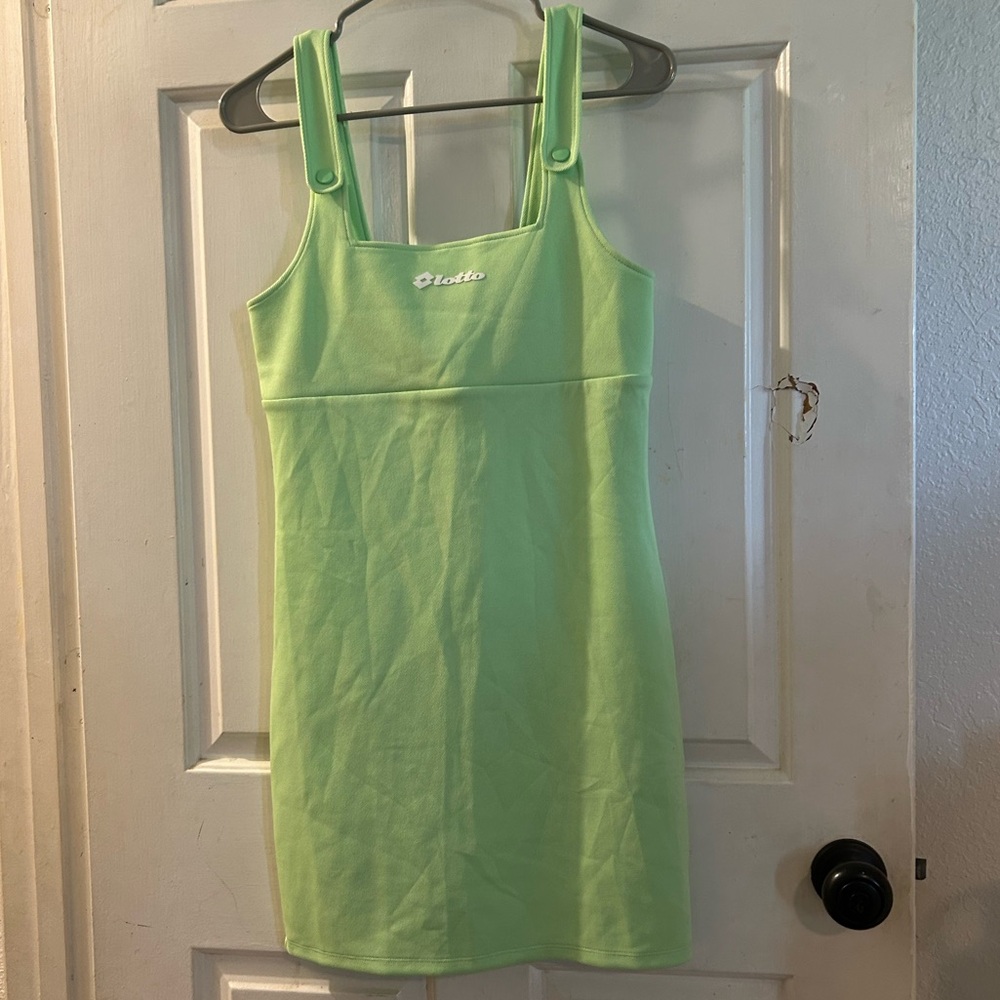 Zara Lime Green Tank Dress
